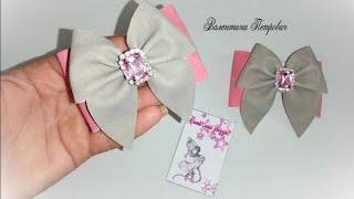 Они ВОСХИТИТЕЛЬНЫ!!! /  НОВИНКА  / Бантики из замши/ Канзаши/ tutorial bows made of suede/ DIY/