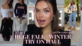 HUGE FALL/WINTER TRY ON CLOTHING HAUL *not sponsored*