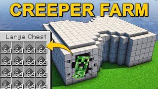 EASY Creeper Farm in Minecraft 1.20 (Tutorial)