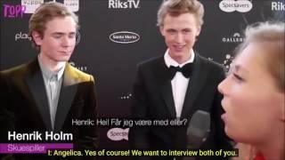 [Eng sub] Topp funny  interview Tarjei  & Herik full version