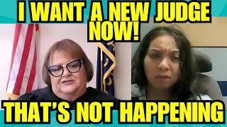 JUDGE WEBSTER HAS TO SHUT DOWN ENTITLED KAREN DEFENDANT!