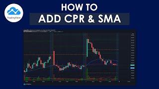 How to add CPR and Simple Moving Average to Tradingview ? NSE Stock Chart | Central Pivot Range