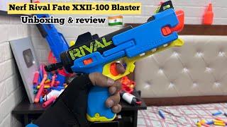 Nerf Rival Fate XXII-100 Blaster, Most Accurate Nerf Rival System - Unboxing, review and testing.