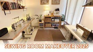 Sewing room makeover 2025 - From cat room to mini sewing studio