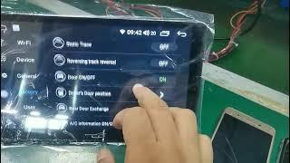 how to set door information 7862 Android headunit