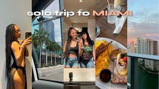 vlog : i went on a solo trip to miami..guess who i met!