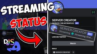 How to set a STREAMING STATUS on your discord bot! || Discord.js V14