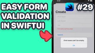 Easy Form Validation In SwiftUI & AttributeGraph Warning Fix