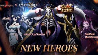 Langrisser M - The Way to Build Ainz Ooal Gown, Albedo & Shalltear - Overlord Collaboration