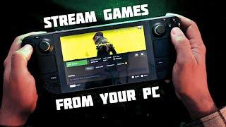 Steam Deck - How To Stream Games From Your PC