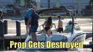 Prop Gets Destroyed! | Black Point Marina | Broncos Guru | Wavy Boats