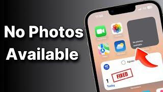 No Photos available in Photo Widget in iPhone: Fix