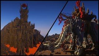 Mordor aus Herr der Ringe - Minecraft Megabuilds