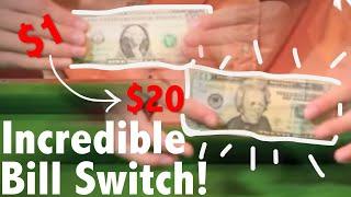 (Advanced) Bill Switch $1 - $20 - Money Magic - Magic Tricks REVEALED