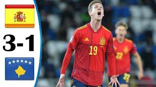 Spain vs Kosovo 3-1 All Goals & Highlights 31/03/2021 HD