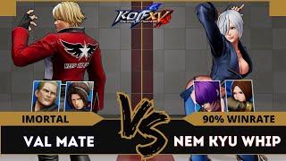 KOFXV⭐VAL MATE (Duo Lon/Geese/Rock) vs NEM KYU WHIP(O.Shermie/Angel/Whip)⭐Ranked Match - 17/05/24