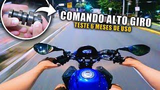 APÓS 6 MESES COMANDO SILENCIOSO ALTO GIRO - CG TITAN 160