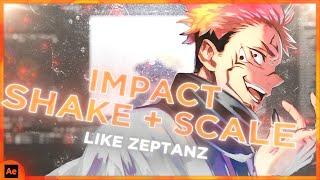 IMPACT SHAKE + SCALE like *ZEPTANZ* - After Effects AMV Tutorial