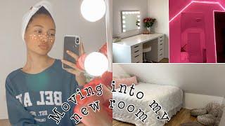 Moving into my New Room/ Room Tour!