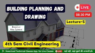 Building Planning & Drawing(L-5) || 4th Semester Civil Engg. || SBTE Bihar Polytechnic