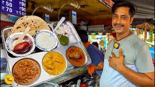 Kanpur Kuldeep Bhai Ka Chalta Firta Mini Restaurant Unlimited Lunch Thali Rs. 80 Only l Kanpur Food