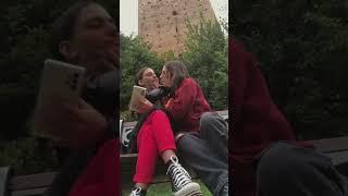 Two Girls Kissing (At Least She Tried)