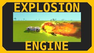 Scrap Mechanic Modded | Explosion Engine - because i´m bored