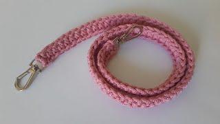 Ручка для сумки крючком. Crochet bag handle.