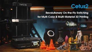 Cetus2 3D Printing with Material  Color Mixing Innovation by Cetus3D  Kickstarter    mp4