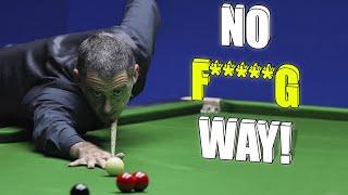 Everyone's in shock! He just smeared him without giving him a chance! Ronnie O'Sullivan! Snooker!