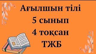 Ағылшын тілі 5 сынып, 4 тоқсан  ТЖБ