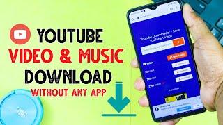 How To Download YouTube Videos On Android Or iOS Without App? 2021