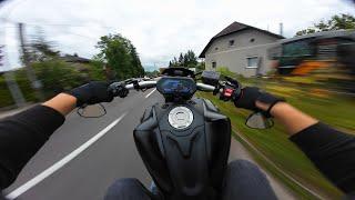 YAHAMA MT 07 + ARROW POV CITY RIDE 4K 