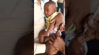 baby injection video on hip vlog #shorts #trending #vaccine