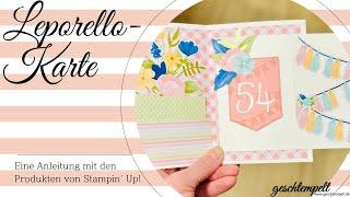 Leporello Karte - eine Anleitung mit den Produkten von Stampin' Up!