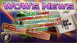 WoWs News  Waffenkammer, Schiffsbuffs  & CLR Event in World of Warships