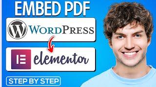 How to Embed PDF in WordPress Website Using Elementor Page builder | PDF Viewer Addon