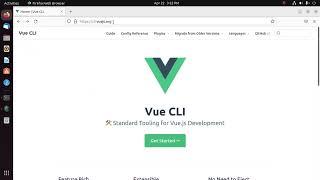 How  install vue.js cli on Ubuntu 22.04 LTS