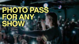 How to get a PHOTO PASS for any concert! Tips NO ONE will tell you! (Concert Photography)