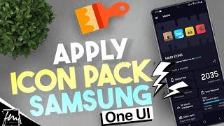 How to Apply Third-Party Icon Pack on Samsung Galaxy One UI (2023)