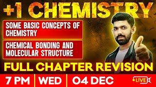 +1 Chemistry Christmas Exam | Some Basic Concepts Of chemistry | Chemical Bonding | Mini Marathon