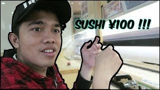 Nyobain iphone 7plus lanjut makan sushi 100 yen #vlog11