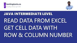 02 Getting Data from a specific Cell of an Excel file using Java - with Row Number & Column Number