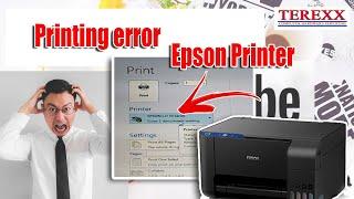 Error Printing of Epson Printer L3110 ️️