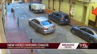 New video shows chaos during FQ quadruple shooting