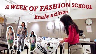 a week of fashion school & the end of the semester | NYC fashion student, Parsons art school vlog