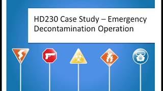 DQE HD230 Case Study Emergency Decon Operation