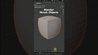 Blender morph one object to another object animation #blender #b3d #cgian