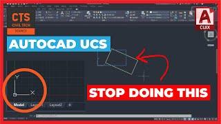 AutoCAD UCS - How to rotate your drawing and everything else you need to know (2D)