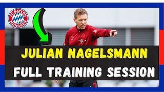 FC Bayern Munich / Full Training Session By Julian Nagelsmann(2021)